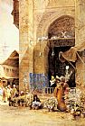 The Flower Market, Damascus by Charles Robertson
